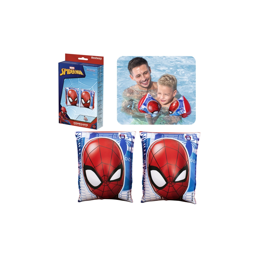 Plaukimo rankovės vaikams Marvel Spider-Man Bestway 98001-Žaislai, Lauko žaislai, Vandens ir smėlio žaislai, Nardymo, plaukimo r