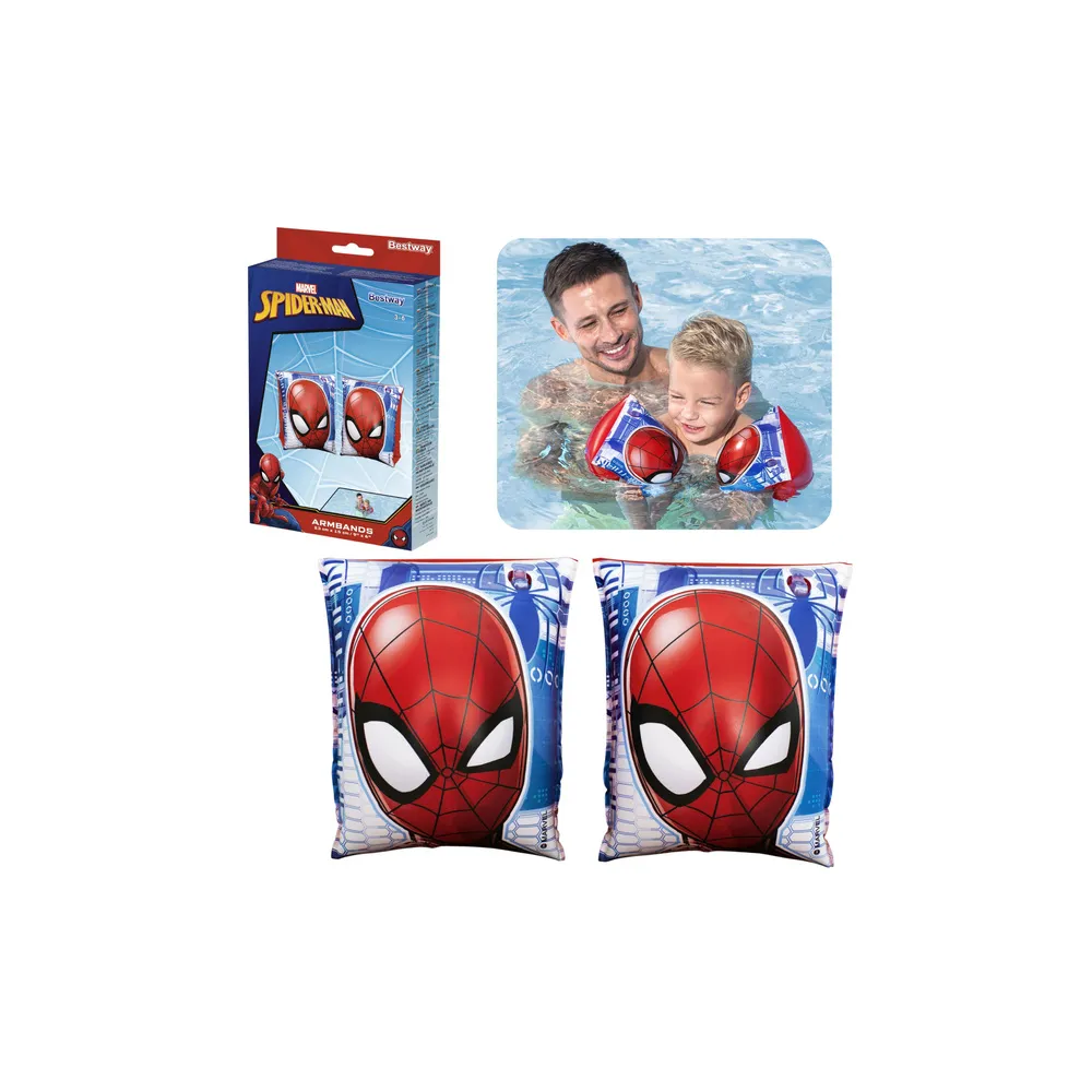 Plaukimo rankovės vaikams Marvel Spider-Man Bestway 98001-Žaislai, Lauko žaislai, Vandens ir smėlio žaislai, Nardymo, plaukimo r