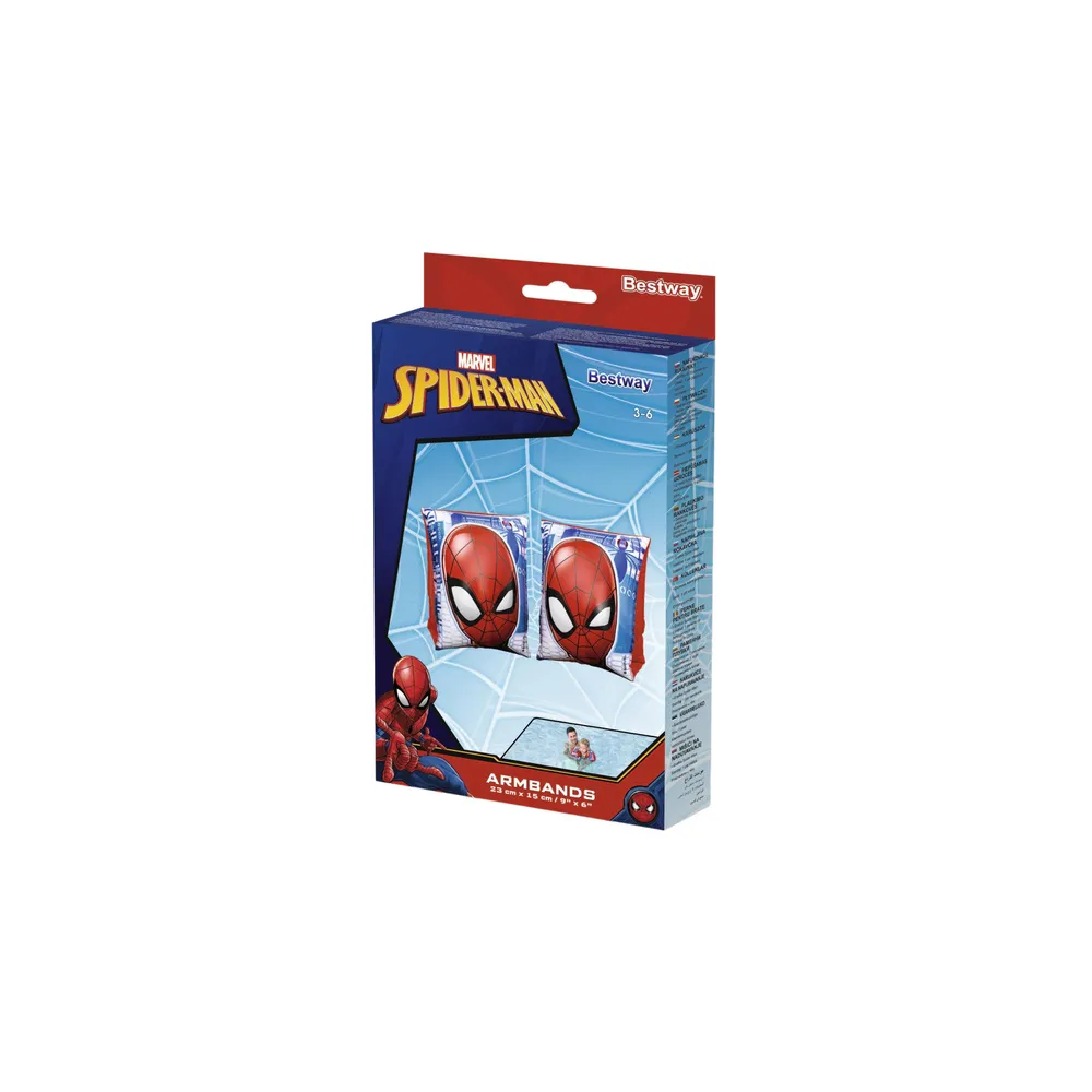 Plaukimo rankovės vaikams Marvel Spider-Man Bestway 98001-Žaislai, Lauko žaislai, Vandens ir smėlio žaislai, Nardymo, plaukimo r