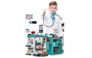 Duży Zestaw Lekarski Stolik Medyczny Doktor Światła Dźwięki Akcesoria 77el.