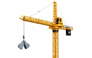Dźwig Żuraw Budowlany Zdalnie Sterowany RC Przewodowy Obrót 360° 71 cm