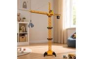 Dźwig Żuraw Budowlany Zdalnie Sterowany RC Przewodowy Obrót 360° 71 cm