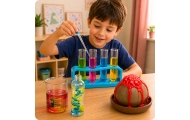 Zestaw Edukacyjny Doświadczalny Mały Chemik 14w1 Eksperymenty Wulkan