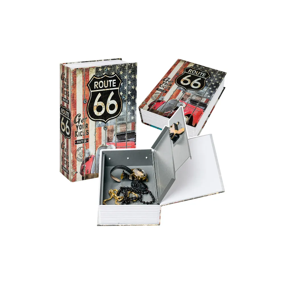 Knyga seifas Pinigų dėžutė Route 66-Dovanoms, Taupyklės-e-vaikas