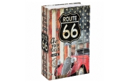 Książka Sejf Na Klucz Mała Kasetka Skrytka Na Pieniądze Route 66 Duża