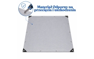 Plandeka Wodoodporna Folia Zbrojona Ochronna Przeciwdeszczowa Szara 2x4 M