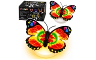 Šviečiantis LED drugelis – lipni dekoracija, 6x5 cm-Namai, laisvalaikis, turizmas, Namų apyvokos prekės-e-vaikas