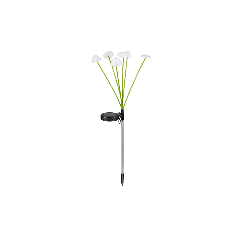 Dekoratyvinė sodo saulės lempa Grybai su šilta LED, 70 cm-Namai, laisvalaikis, turizmas, Sodas - daržas-e-vaikas