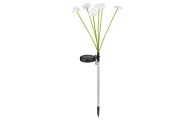 Dekoratyvinė sodo saulės lempa Grybai su šilta LED, 70 cm-Namai, laisvalaikis, turizmas, Sodas - daržas-e-vaikas
