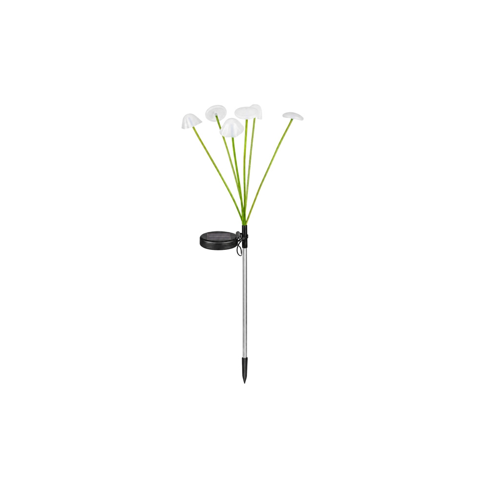Dekoratyvinė sodo saulės lempa Grybai su šilta LED, 70 cm-Namai, laisvalaikis, turizmas, Sodas - daržas-e-vaikas