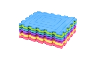Sensoryczne Puzzle Silikonowe Mata Ścieżka Sensoryczna Kolorowe 25 cm 12el.