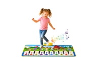 Mata Muzyczna Edukacyjna Pianinko Zwierzątka Dźwięki Instrumentów 100x36 cm