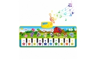 Mata Muzyczna Edukacyjna Pianinko Zwierzątka Dźwięki Instrumentów 100x36 cm