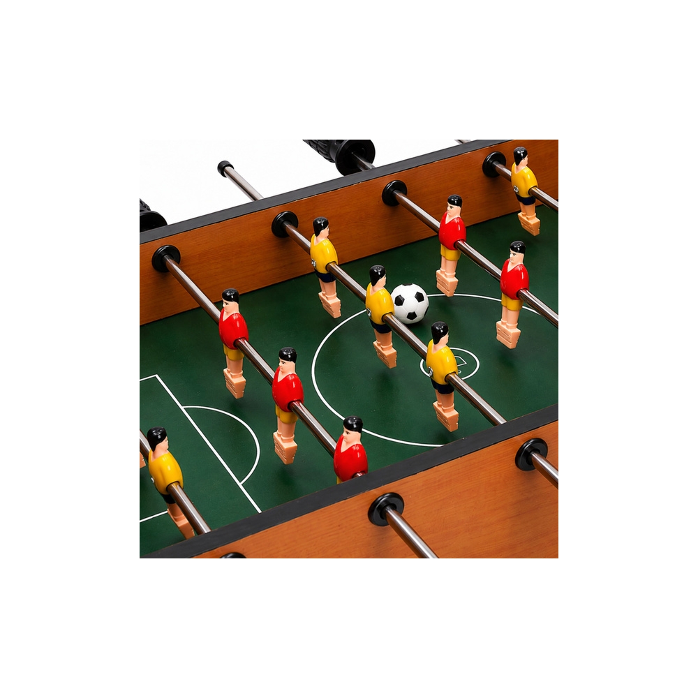Stalo futbolo žaidimas, vikrumo žaidimas, medinis, 50 cm-Žaislai, Stalo žaidimai, Žaidimų stalai-e-vaikas