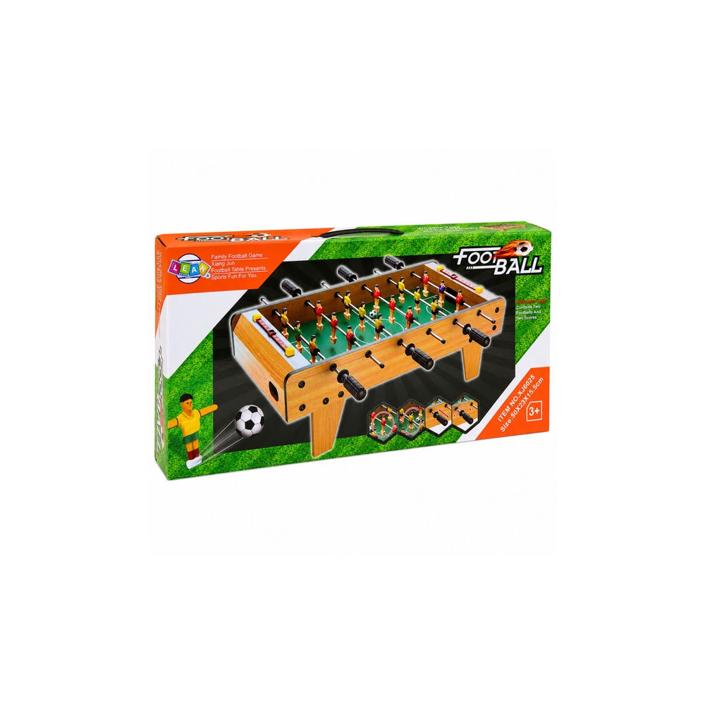 Stalo futbolo žaidimas, vikrumo žaidimas, medinis, 50 cm-Žaislai, Stalo žaidimai, Žaidimų stalai-e-vaikas