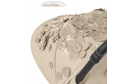 Sėdynės audinys Cybex COYA SIMPLY FLOWERS BEIGE, mid beige-Vaikiški vežimėliai, Lopšiai ir rėmai-e-vaikas