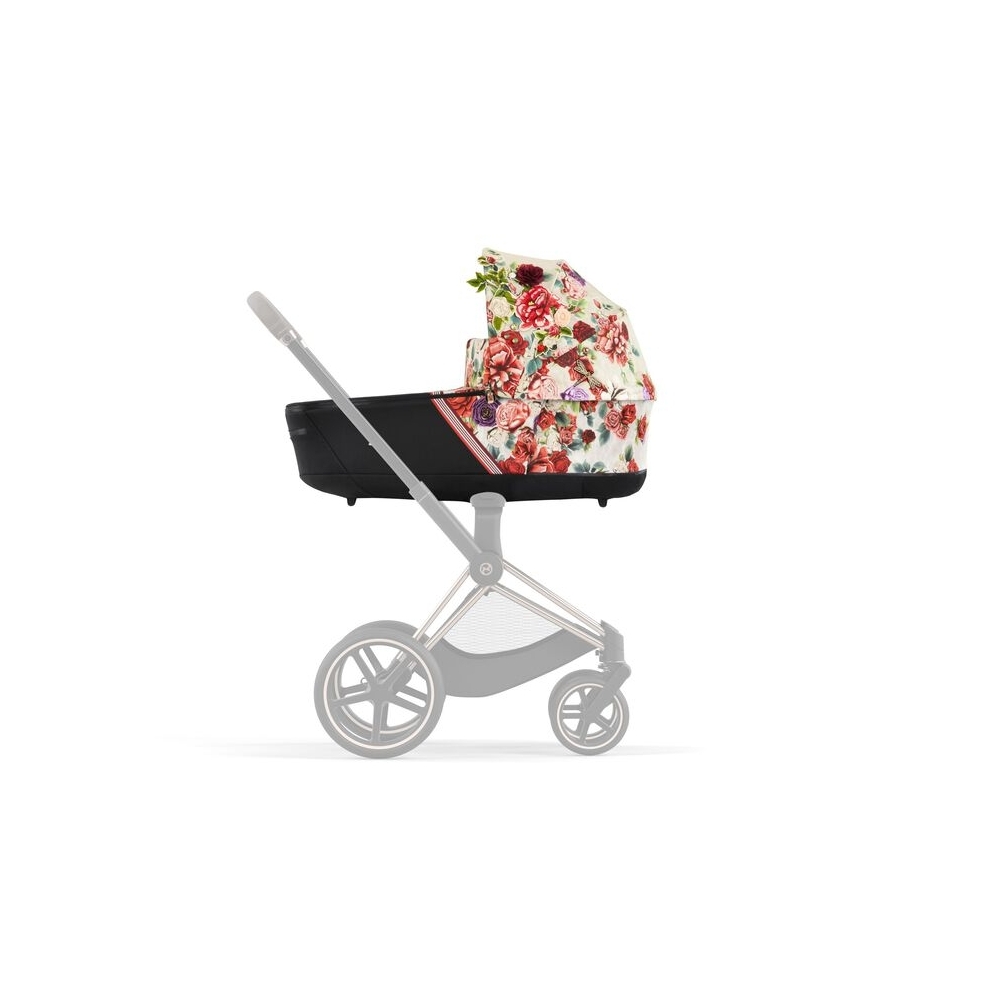 Lopšys Cybex PRIAM Lux Spring Blossom Light, light beige-Vaikiški vežimėliai, Lopšiai ir rėmai-e-vaikas