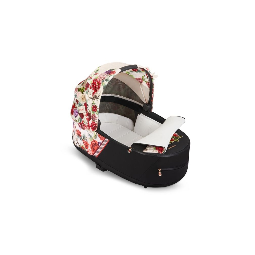 Lopšys Cybex PRIAM Lux Spring Blossom Light, light beige-Vaikiški vežimėliai, Lopšiai ir rėmai-e-vaikas