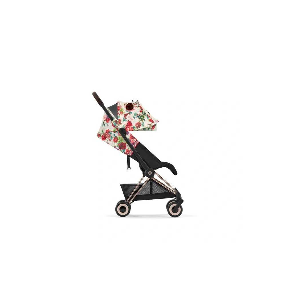 Sportinis vežimėlis Cybex COYA Spring Blossom Light, light beige-Vaikiški vežimėliai, Lopšiai ir rėmai-e-vaikas