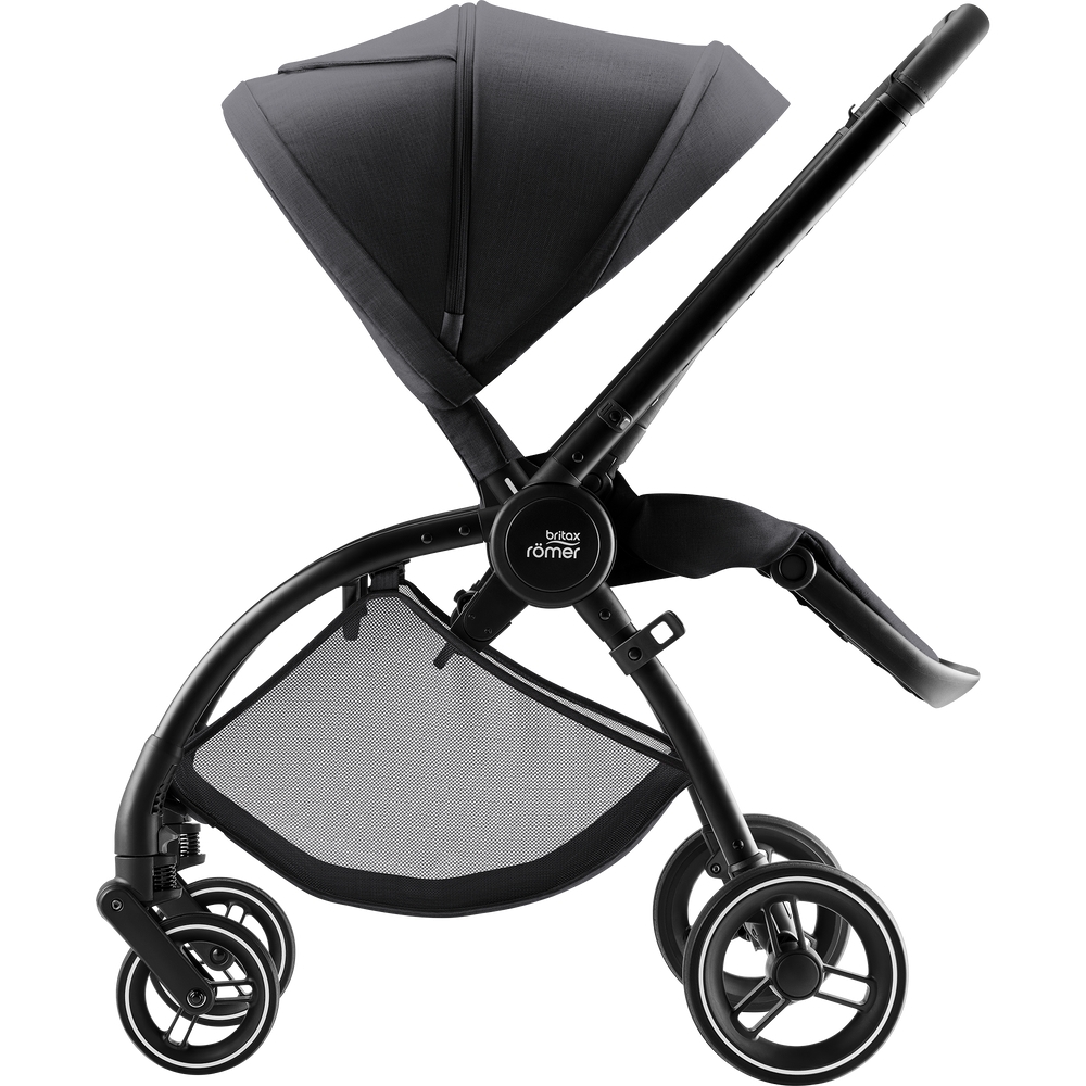 Sportinis vežimėlis Britax RIO, Style Carbon Black-Vaikiški vežimėliai, Sportiniai vežimėliai-e-vaikas