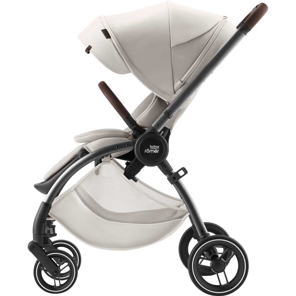 Sportinis vežimėlis Britax RIO, LUX Soft Taupe-Vaikiški vežimėliai, Sportiniai vežimėliai-e-vaikas