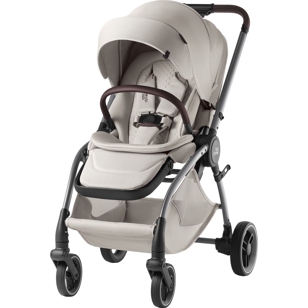 Sportinis vežimėlis Britax RIO, LUX Soft Taupe-Vaikiški vežimėliai, Sportiniai vežimėliai-e-vaikas