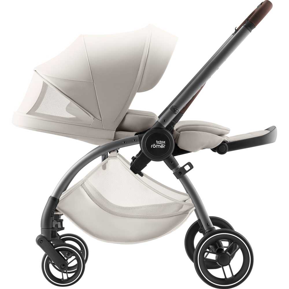 Sportinis vežimėlis Britax RIO, LUX Soft Taupe-Vaikiški vežimėliai, Sportiniai vežimėliai-e-vaikas