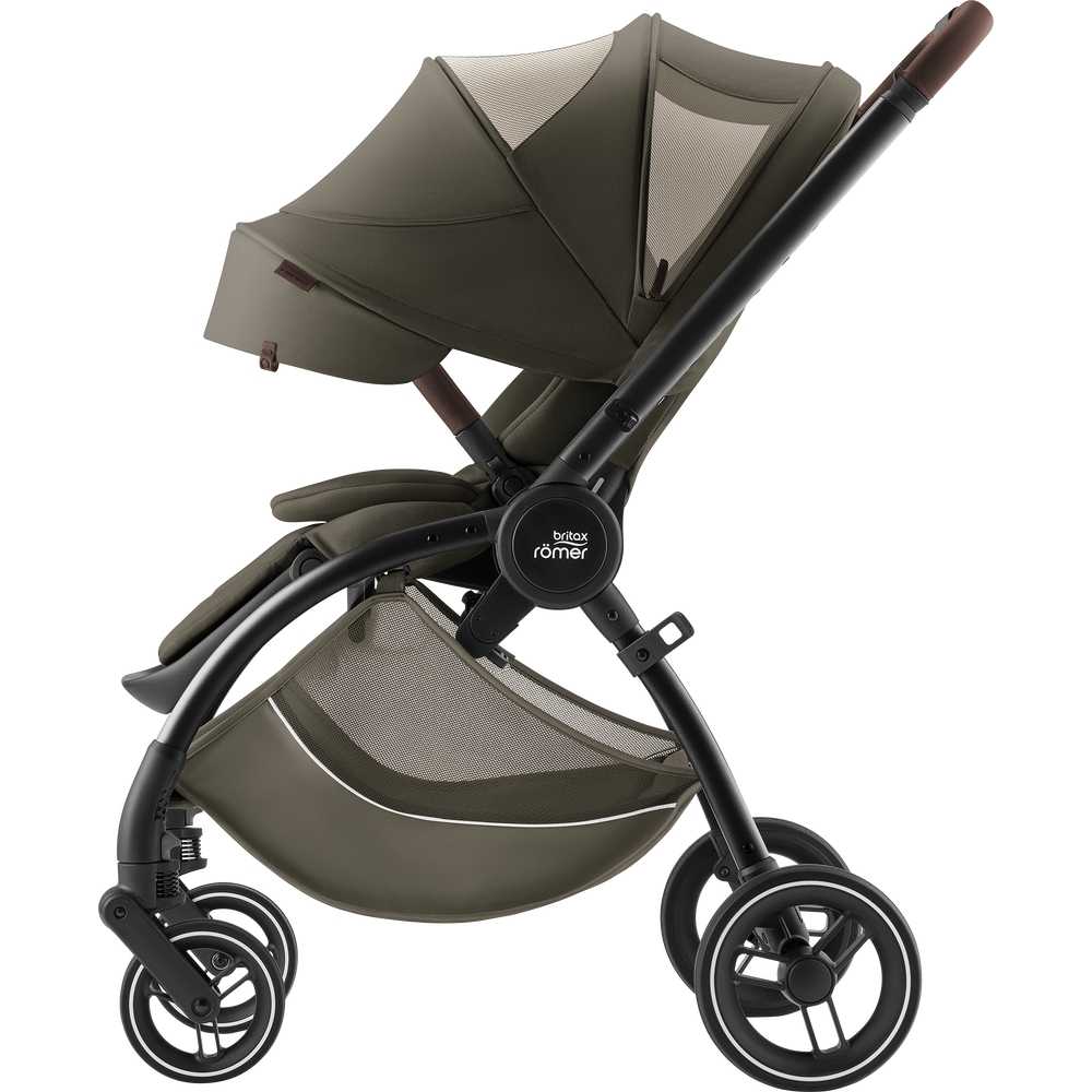 Sportinis vežimėlis Britax RIO, LUX Urban Olive-Vaikiški vežimėliai, Lopšiai ir rėmai-e-vaikas