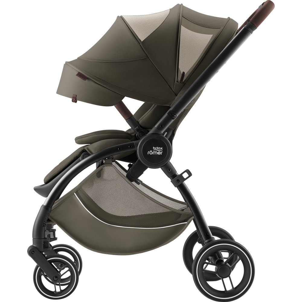 Sportinis vežimėlis Britax RIO, LUX Urban Olive-Vaikiški vežimėliai, Sportiniai vežimėliai-e-vaikas