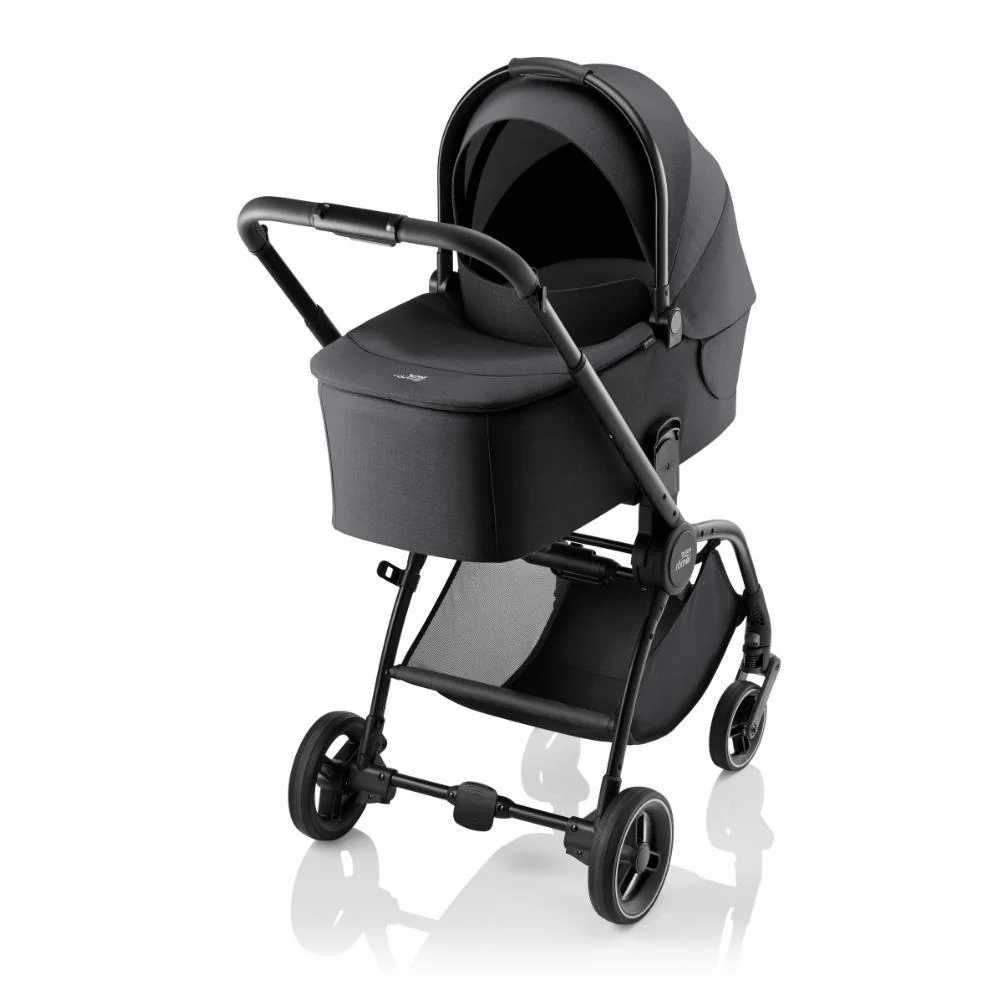 Lopšys Britax RIO, Style Carbon Black-Vaikiški vežimėliai, Lopšiai ir rėmai-e-vaikas