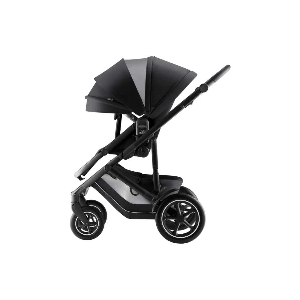 Sportinis vežimėlis Britax SMILE 5Z, Style Carbon Black-Vaikiški vežimėliai, Lopšiai ir rėmai-e-vaikas