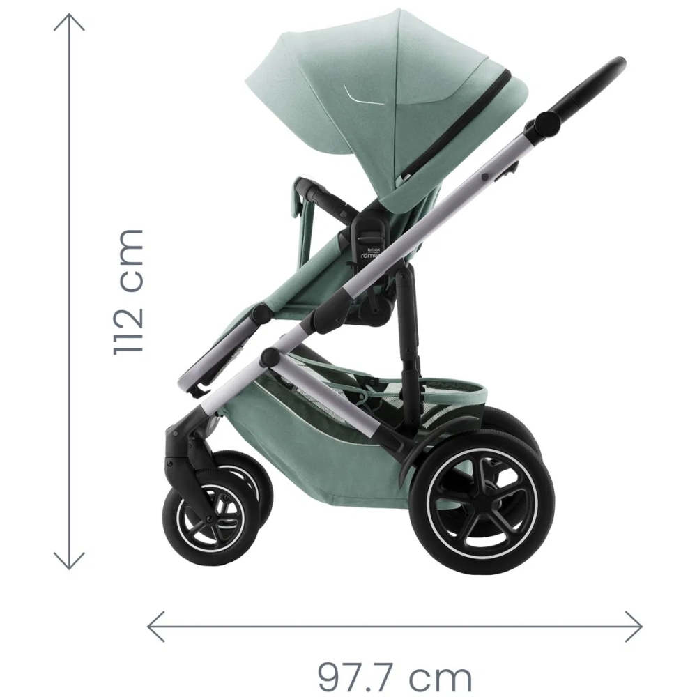 Sportinis vežimėlis Britax SMILE 5Z, Space Black-Vaikiški vežimėliai, Sportiniai vežimėliai-e-vaikas