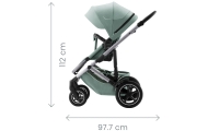 Sportinis vežimėlis Britax SMILE 5Z, Jade Green-Vaikiški vežimėliai, Sportiniai vežimėliai-e-vaikas