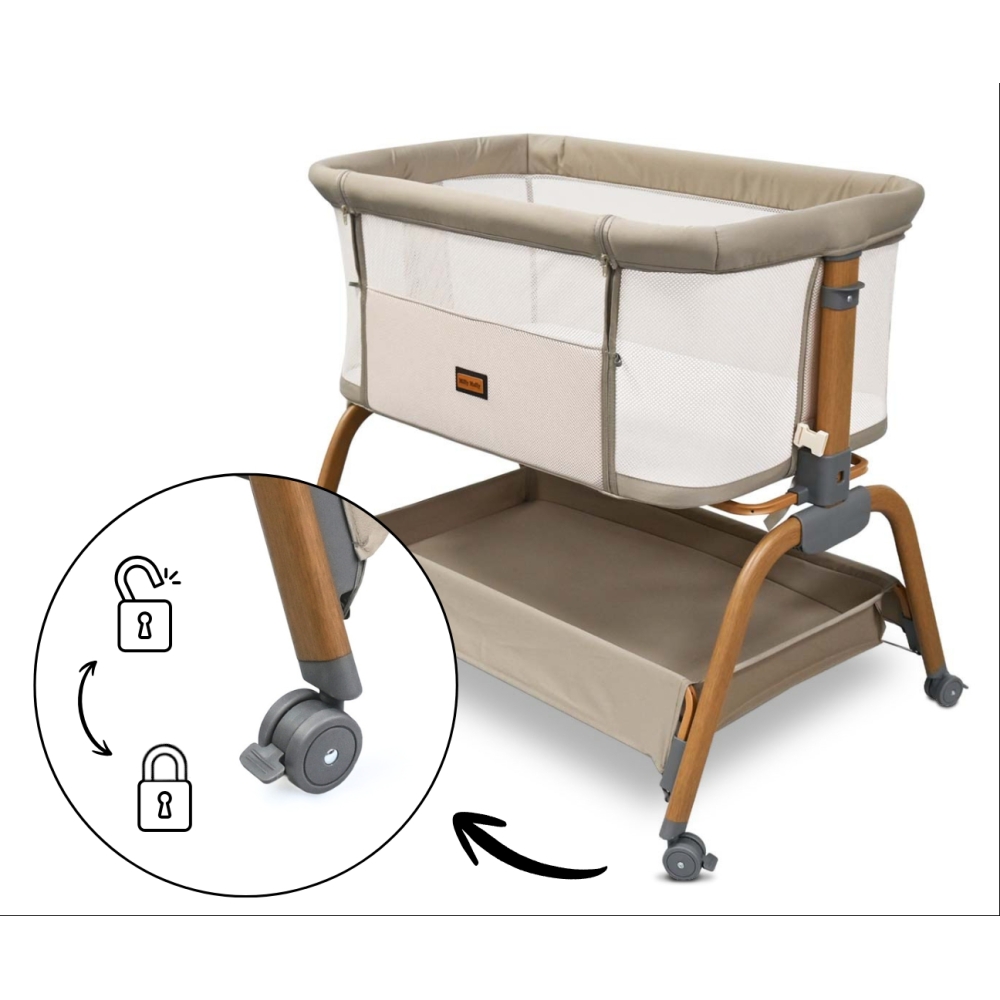 Łóżeczko Dostawne Nino Beige