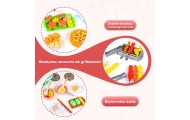 Virtuvės reikmenų rinkinys WOOPIE, 108 el.-Žaislai, Profesijos, buities žaislai, Mažiesiems kulinarams-e-vaikas