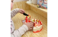 WOOPIE Birthday Cake for Cutting Candles Fruits 40 pcs.					