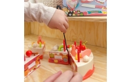 WOOPIE Birthday Cake for Cutting Candles Fruits 40 pcs.					