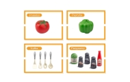 WOOPIE Little Chef Set Pots Frying Pan Kettle White 32 pcs.					