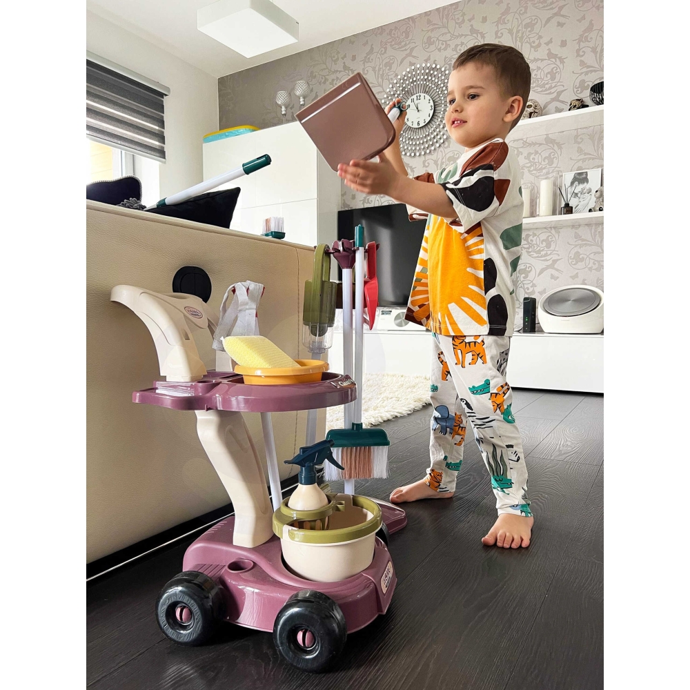 WOOPIE XXL Cleaning Set 3-in-1 Trolley 26 pcs.					