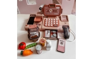 WOOPIE Cash Register For Kids Scanner Scale Microphone + 25 Accs.					