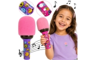 WOOPIE Wireless Karaoke Microphone with Speaker Pink					
