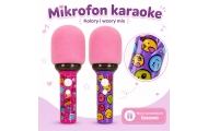 WOOPIE Wireless Karaoke Microphone with Speaker Pink					