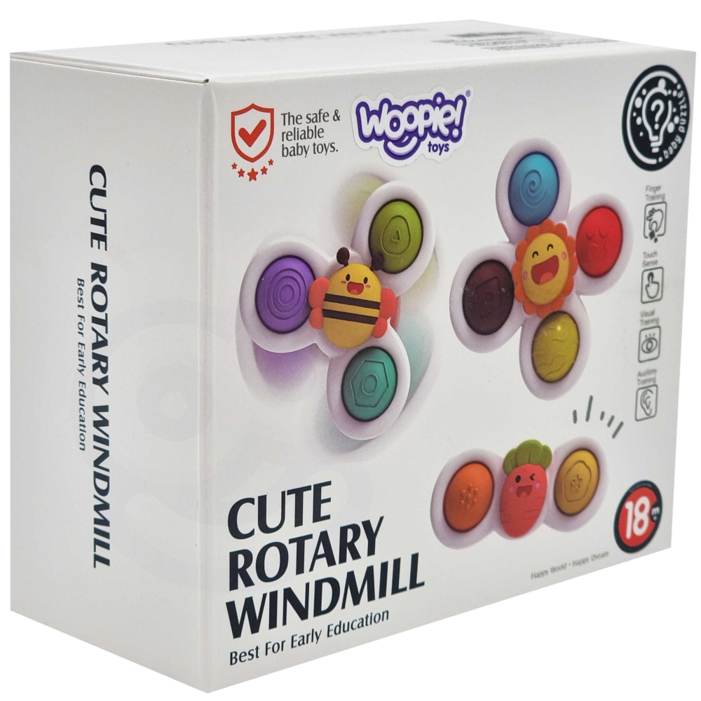 Sukamasis sensorinis lavinamasis žaislas 3-in-1 WOOPIE BABY-LEKER-e-vaikas
