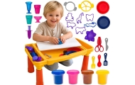 WOOPIE Dough Table Set with Storage 40 pcs.					