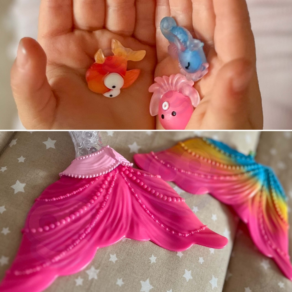 WOOPIE Gina Magic Rainbow Mermaid Doll with Accessories 