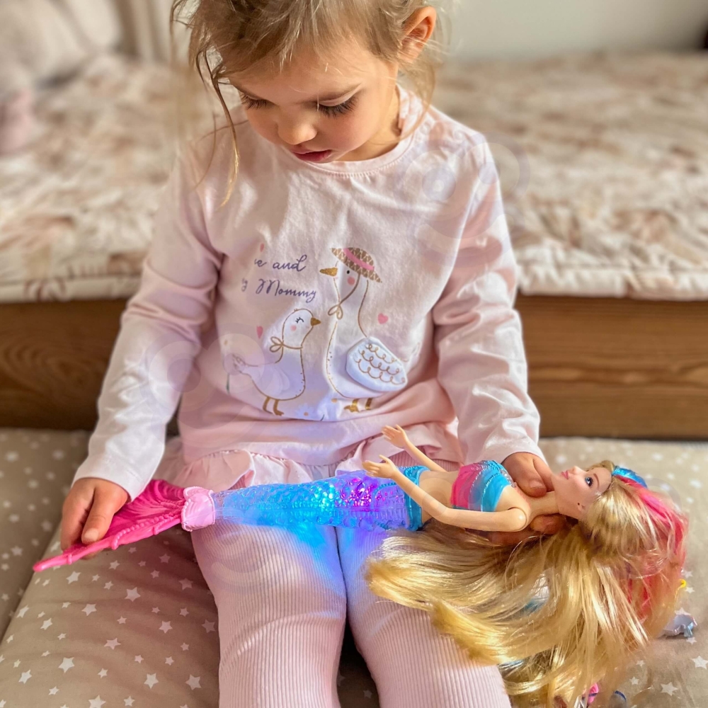 WOOPIE Gina Magic Rainbow Mermaid Doll with Accessories 