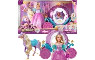 WOOPIE ROYAL Princess Lily Doll and Magic Carriage Accessories					