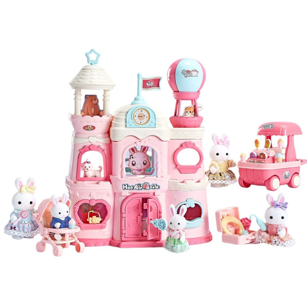 Lėlių namelis WOOPIE Bunny Villa-Žaislai, Lėlių namai ir baldai-e-vaikas