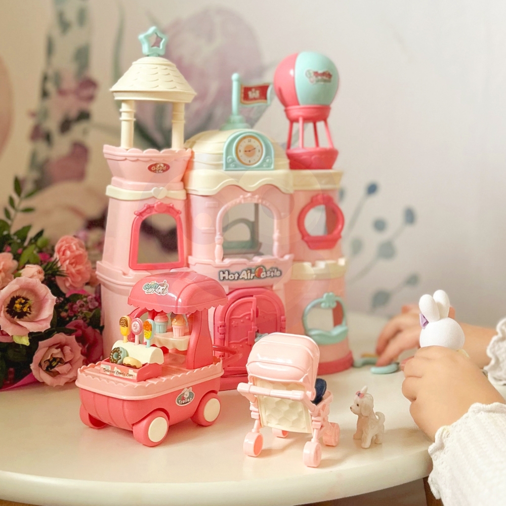 Lėlių namelis WOOPIE Bunny Villa-Žaislai, Lėlių namai ir baldai-e-vaikas