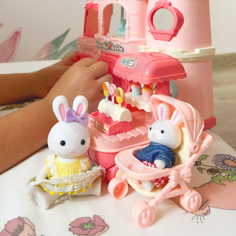 Lėlių namelis WOOPIE Bunny Villa-Žaislai, Lėlių namai ir baldai-e-vaikas